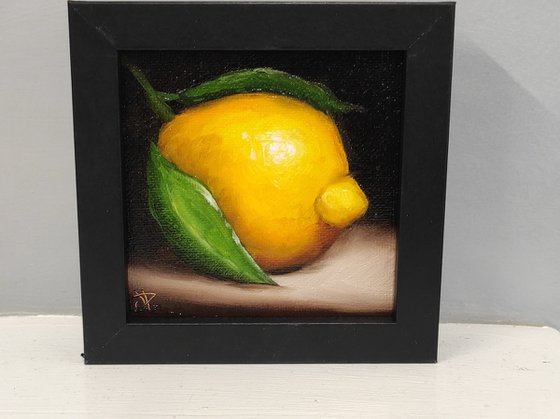 Little lemon still life