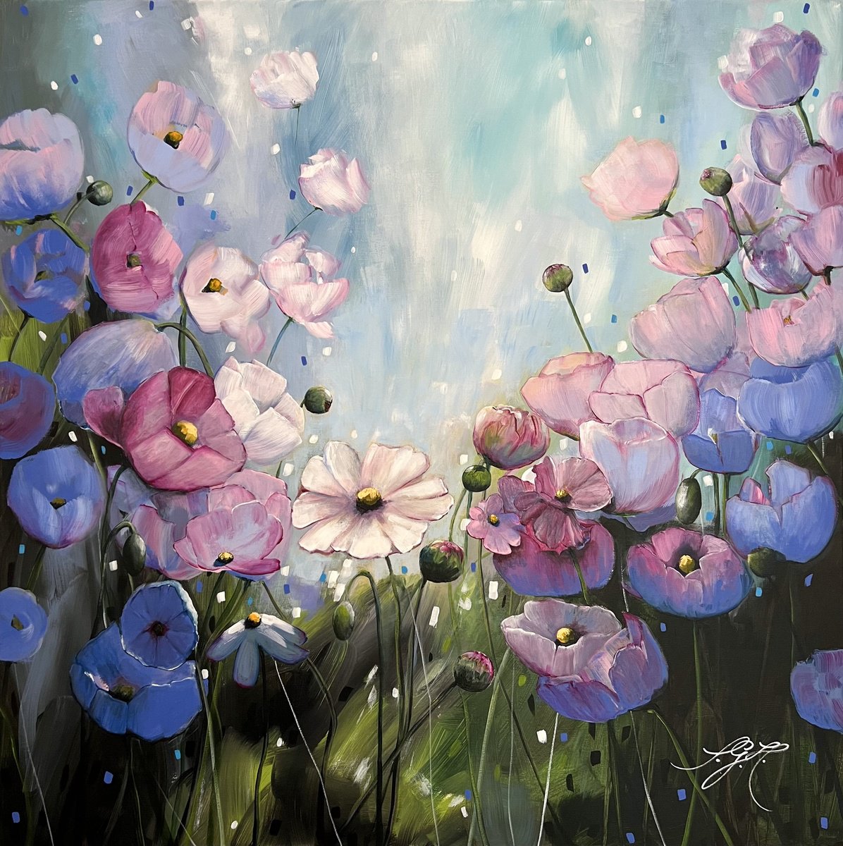 Poppies Land 4 by Sandra Gebhardt-Hoepfner