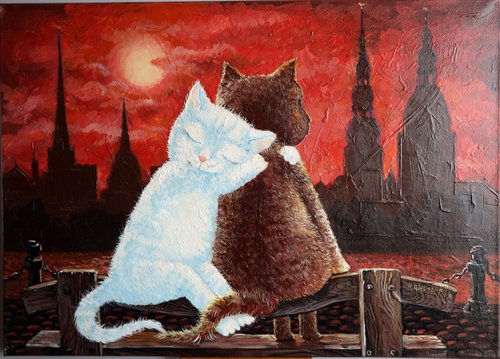 CATS ON THE COAST. by Rakhmet Redzhepov