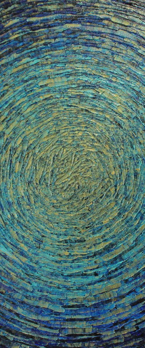 Blue gold color shine 2 by Jonathan Pradillon
