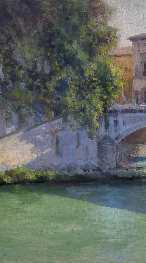 The Tiber in Rome by Pascal Giroud