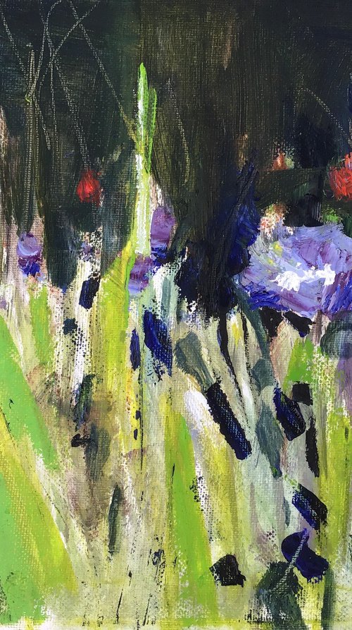 Cornflowers Study 3 by Sandra Haney