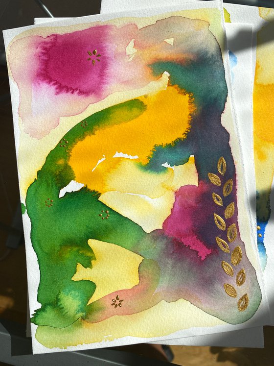 Colorful Abstract Watercolor