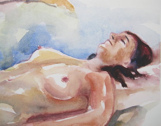 Seated/Reclining female nude