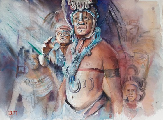 The Last Sun, Mayan High Priest, Mayan Culture