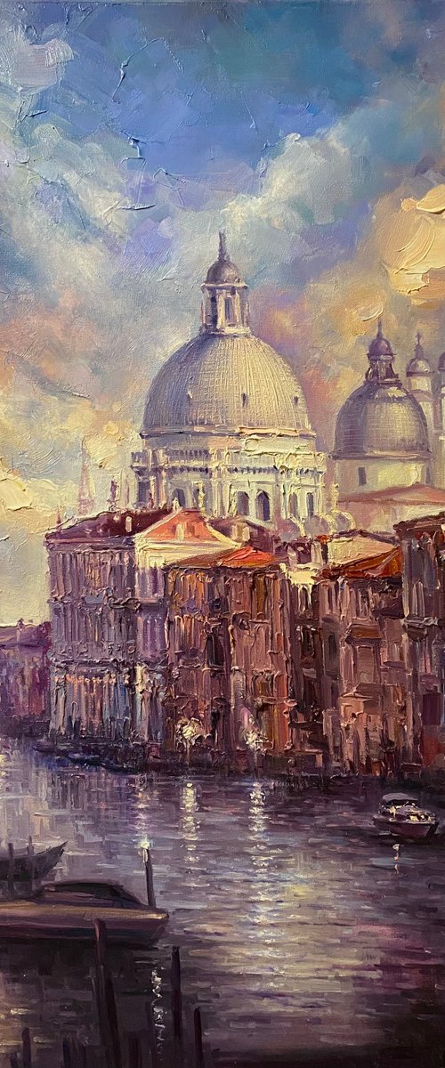 "Venice"original oil painting by Artem Grunyka