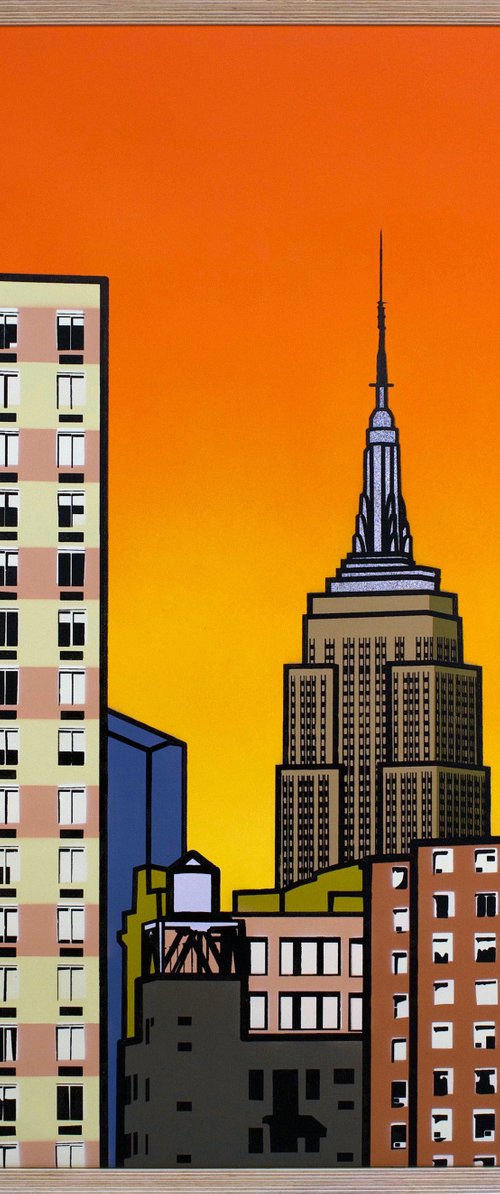 Manhattan Sunset #1 by Gerry Buxton