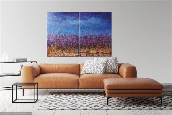 Golden Sails (diptych)