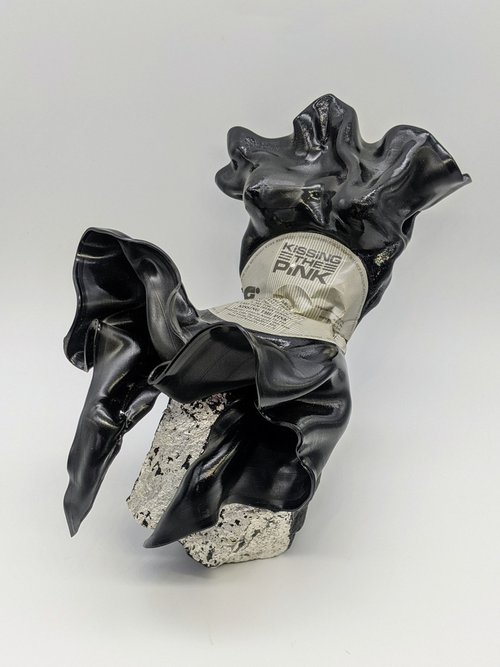 Vinyl Music Record Sculpture - "Killarney (Stone)" by Seona Mason
