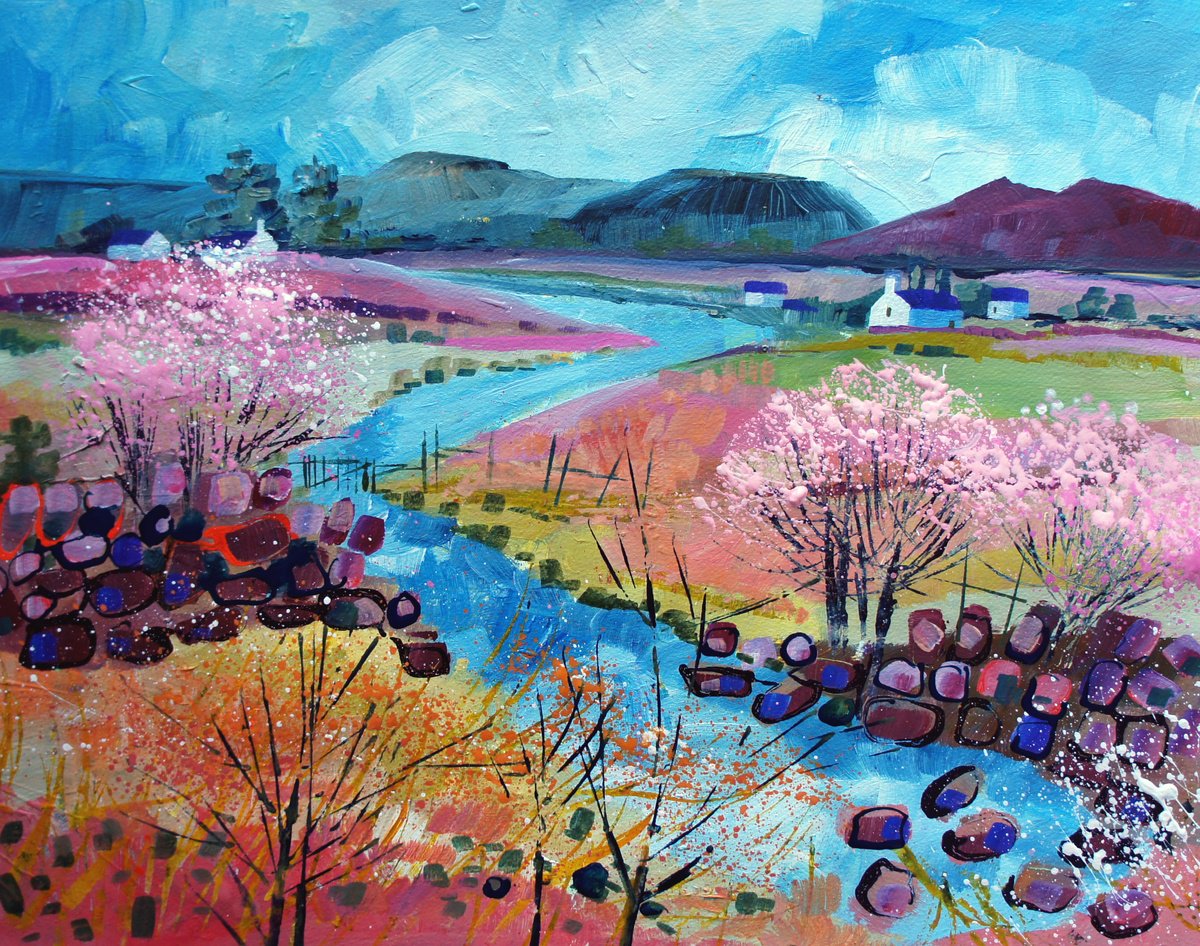 Springtime In The Dales By Julia Rigby, 26 X 22, Artwork For Sale On Artfinder