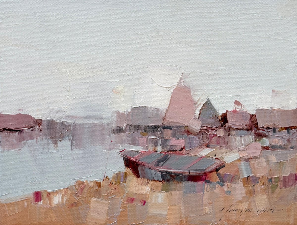 Harbor By Vahe Yeremyan, 15 X 11, Artwork For Sale On Artfinder