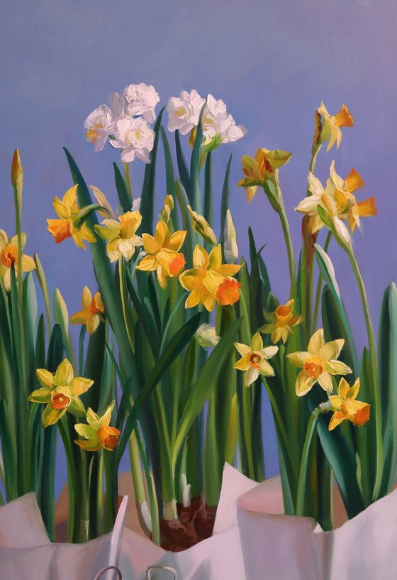 "Still life with daffodils"