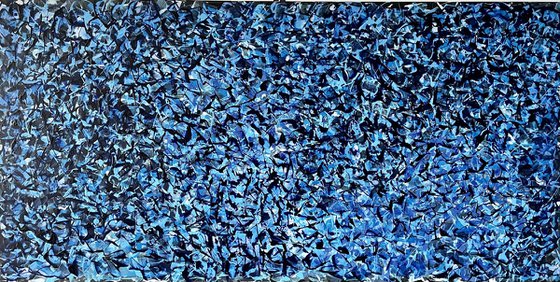 Ultramarine Blue Abstract