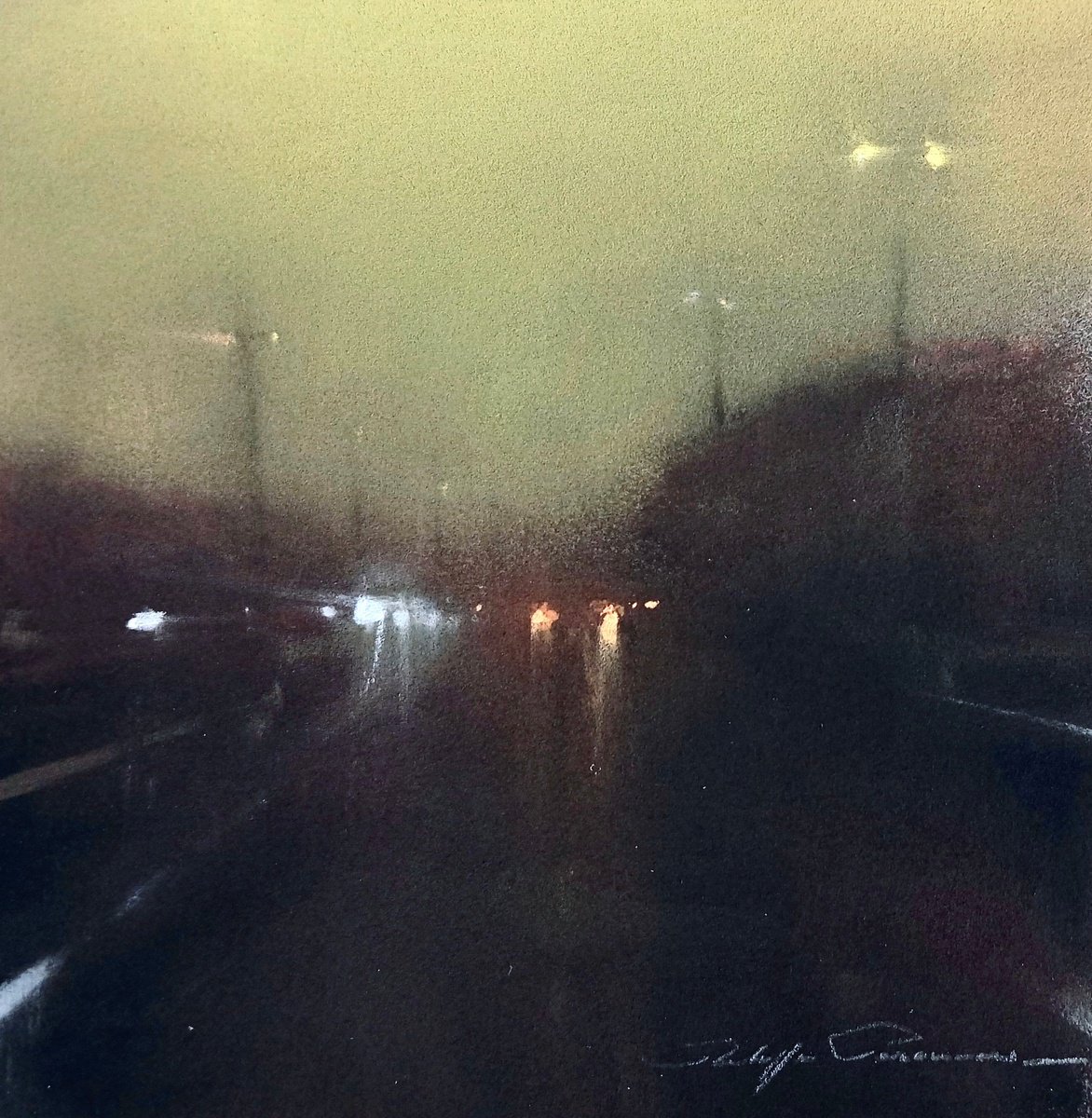 Impressionistic Pastel Drawing , Focale N° 2135 By Philippe Perennou, 6 X 6, Artwork For Sale On Artfinder
