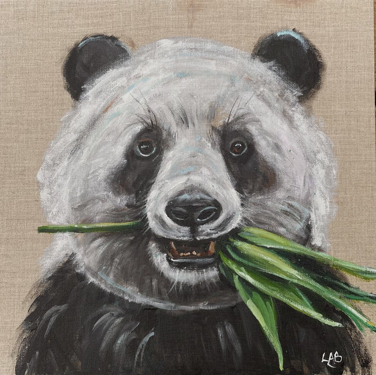 Bamboo Brunch By Louise Brown, 16 X 16, Artwork For Sale On Artfinder
