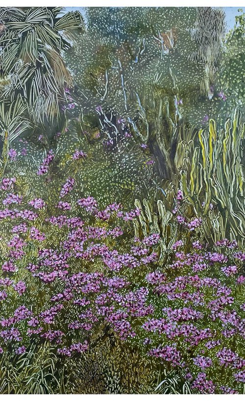 PINK PODRANEA RICASOLIANA by Maija Nochevnaya