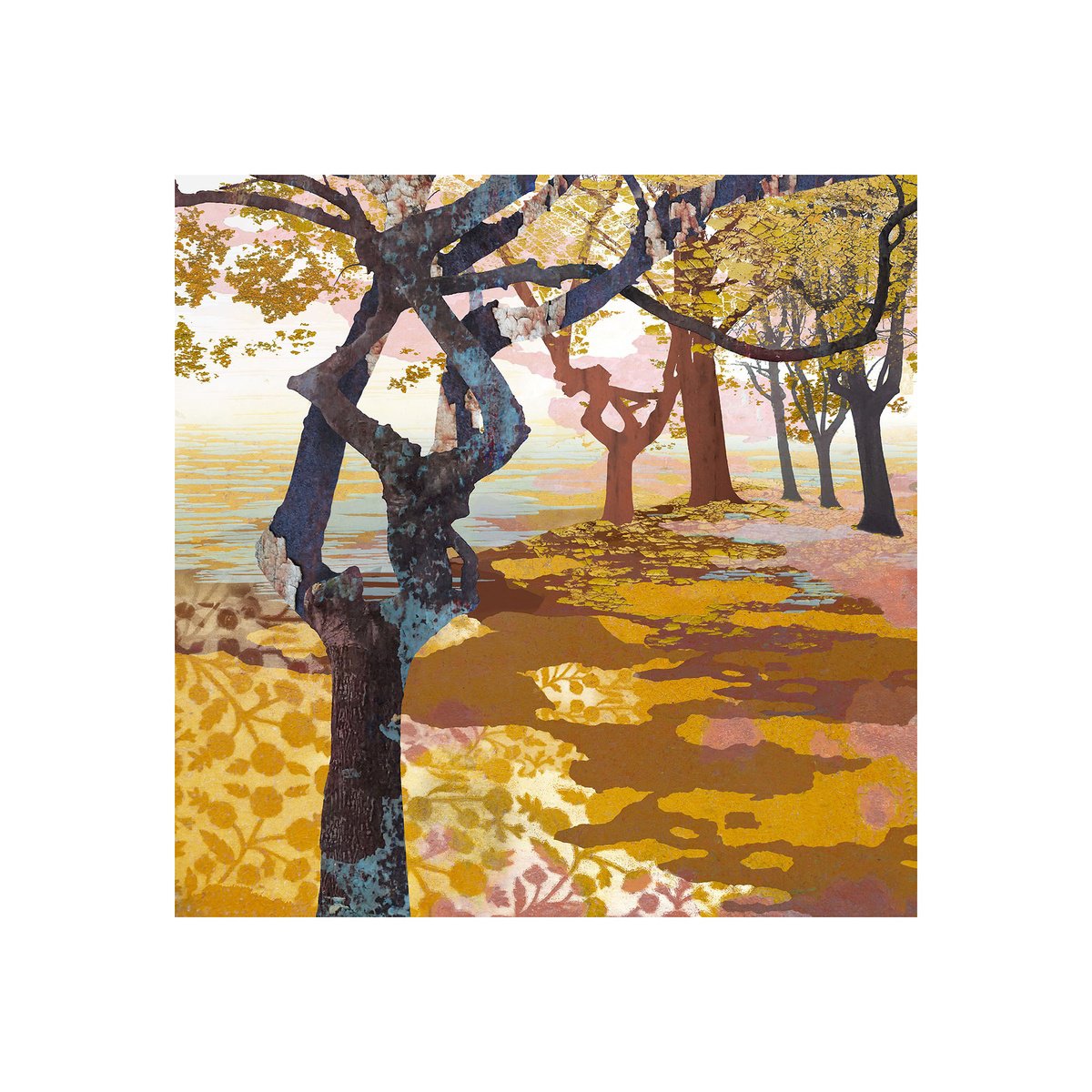 Landscape Photograph By Claire Gill, 20 X 20, Shades Of Autumn, Original Artwork