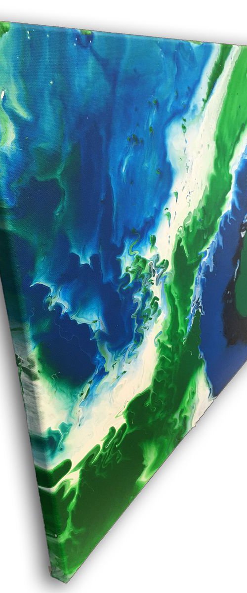 "Let's Get Lost" - Original Abstract PMS Acrylic Painting, 24 x 18 inches by Preston M. Smith (PMS)