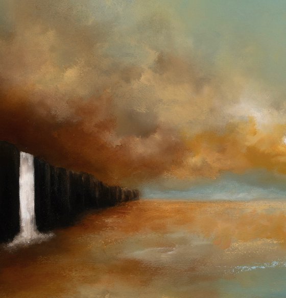 Kilt Rock & Mealt Falls Sunset, Scotland