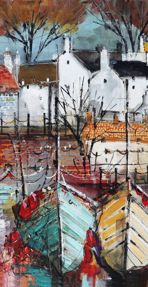 Crail Harbour, Fife, Scotland C01N02 by Irina Rumyantseva