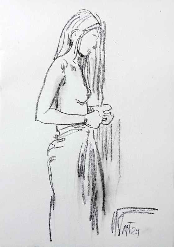 Sketch of a girl 2