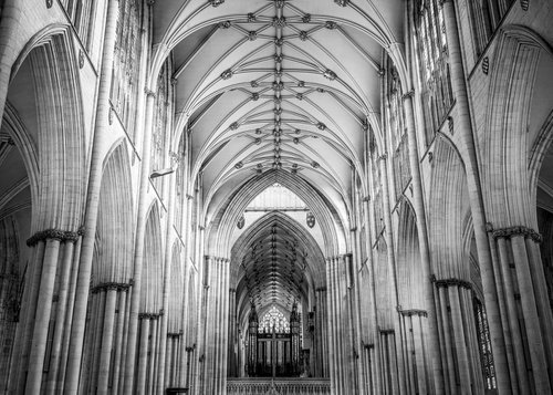 York Minster Nave - York by Stephen Hodgetts Photography