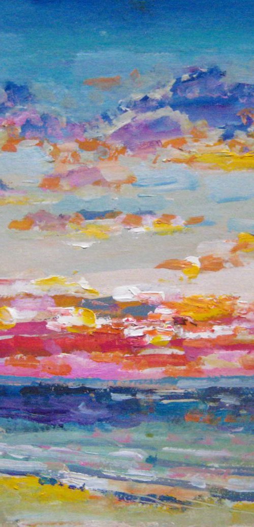 Etude 9+persent (a little oil painting- Etude 1, 20x18cm) by Oleksandr Bielskyi