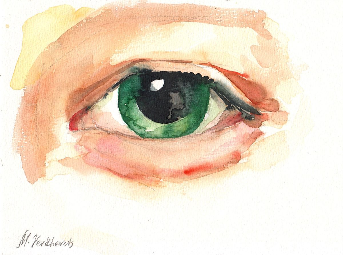 Green Eye. by Mag Verkhovets