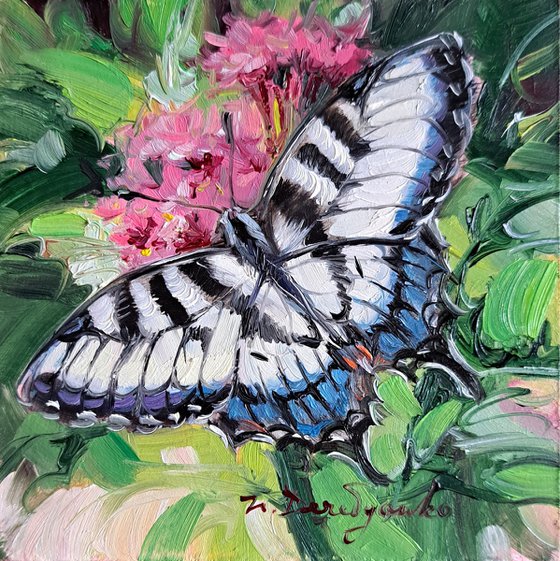 Giant Swallowtail butterfly painting