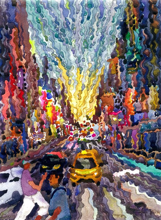 Crosswalk in New York City
