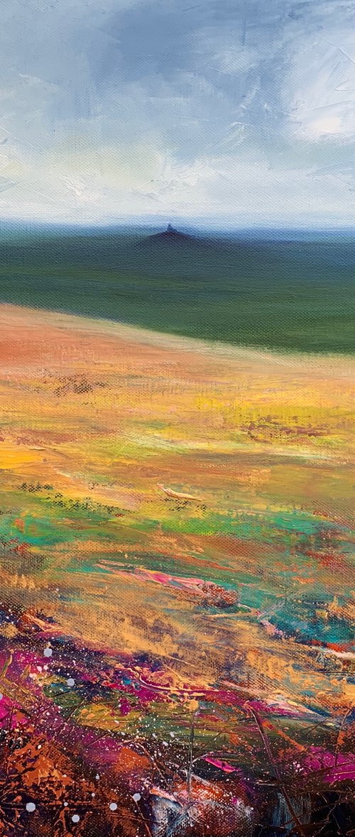Devon Autumn Landscape by Laure Bury