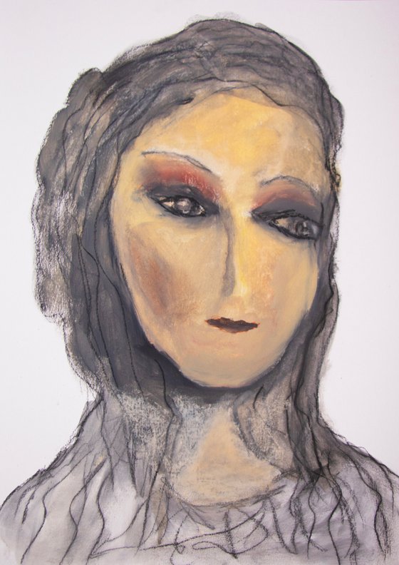 Study of a woman portrait LXIII