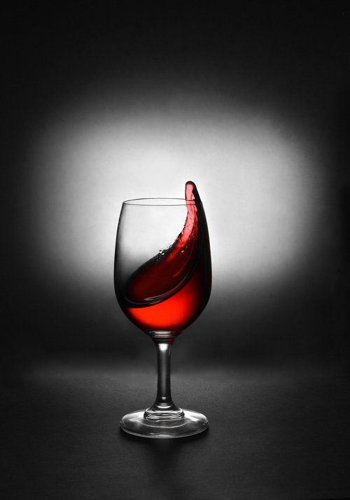 " Glass of wine " Limited edition 1 / 15 by Dmitry Savchenko