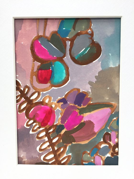 FLOWERS STILL LIFE 8. (framed)