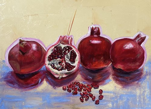 Pomegranates by Irina Ponna