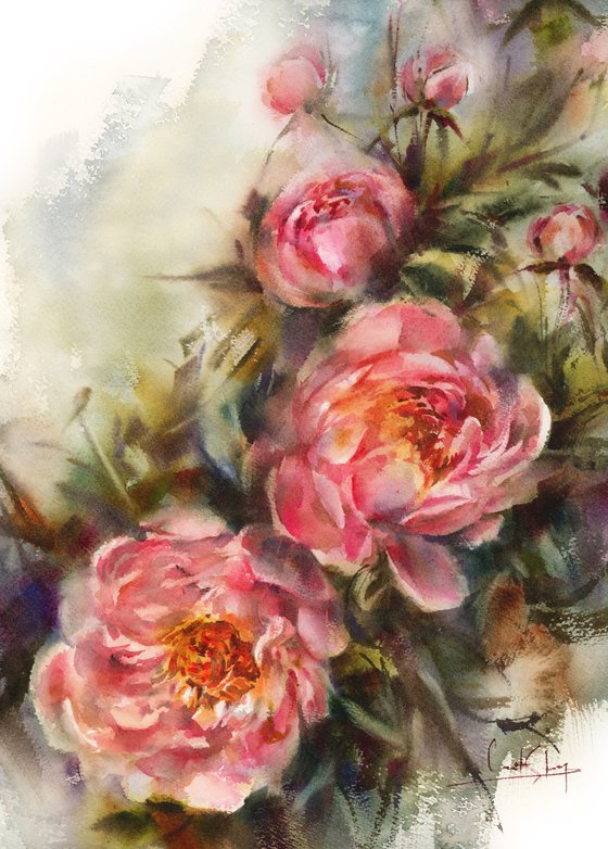 Pink Peonies