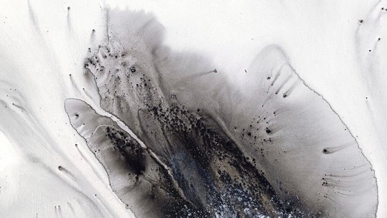 Nature 575 — Abstract Monochrome Surge