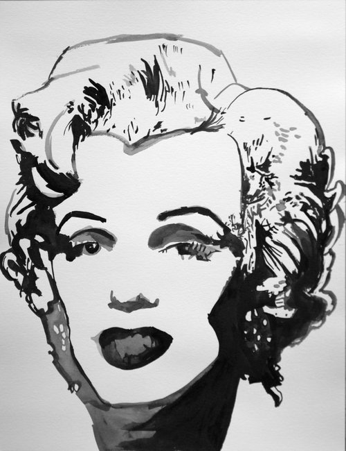 Marilyn Monroe #2 by Alexandra Djokic