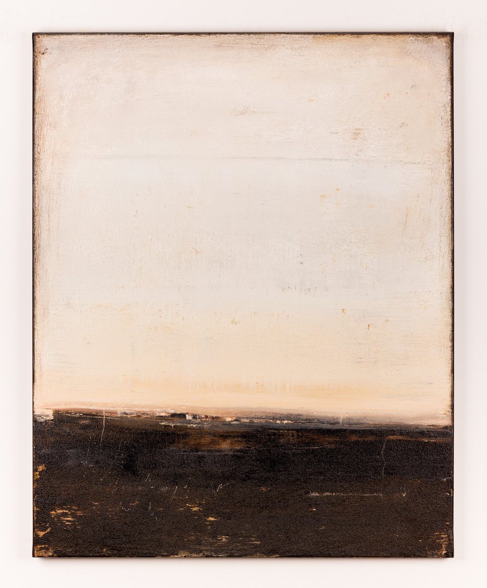 Abstract Acrylic Painting By Radek Smach, 31 X 39", Brown Mp632, Original Artwork