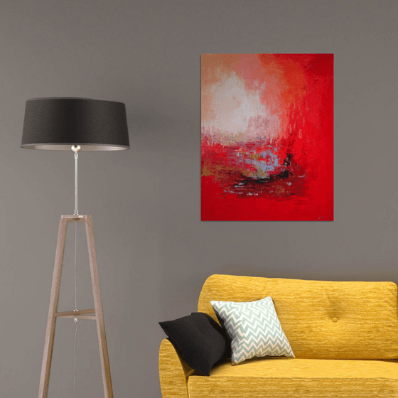Orange Red Landscape (ref#:741-30F)