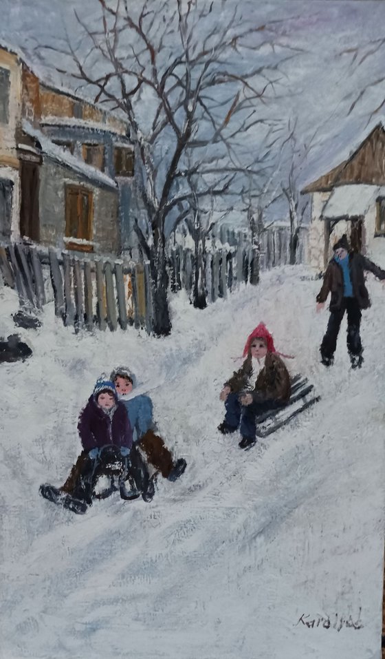 Winter on a street