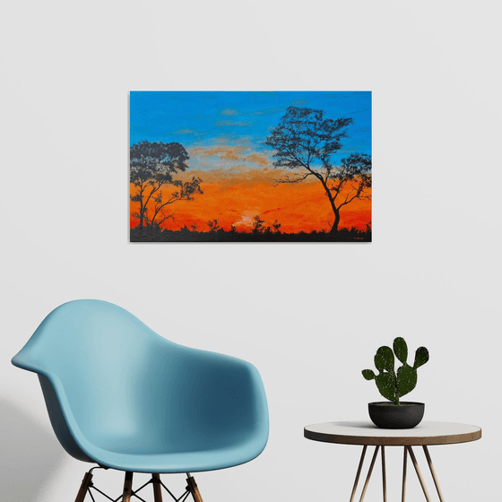 Orange sunset 1