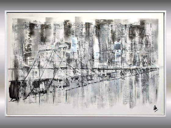Dream on  - Abstract Art - Acrylic Painting - Canvas Art - Framed Painting - Abstract Painting - Industrial Art