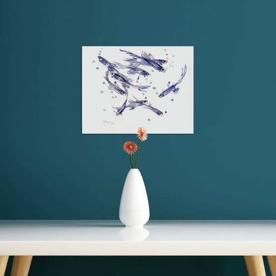 Danio, Zebrafish Aquarium art