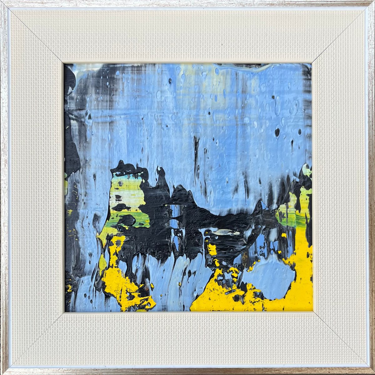 Abstract Oil Painting By Svitlana Andriichenko, 8 X 8", Echo Of The Elements, Original Artwork