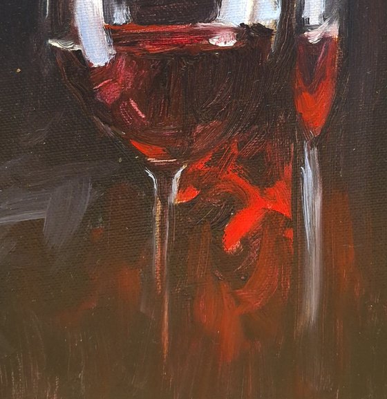 'Red Wine' Still Life