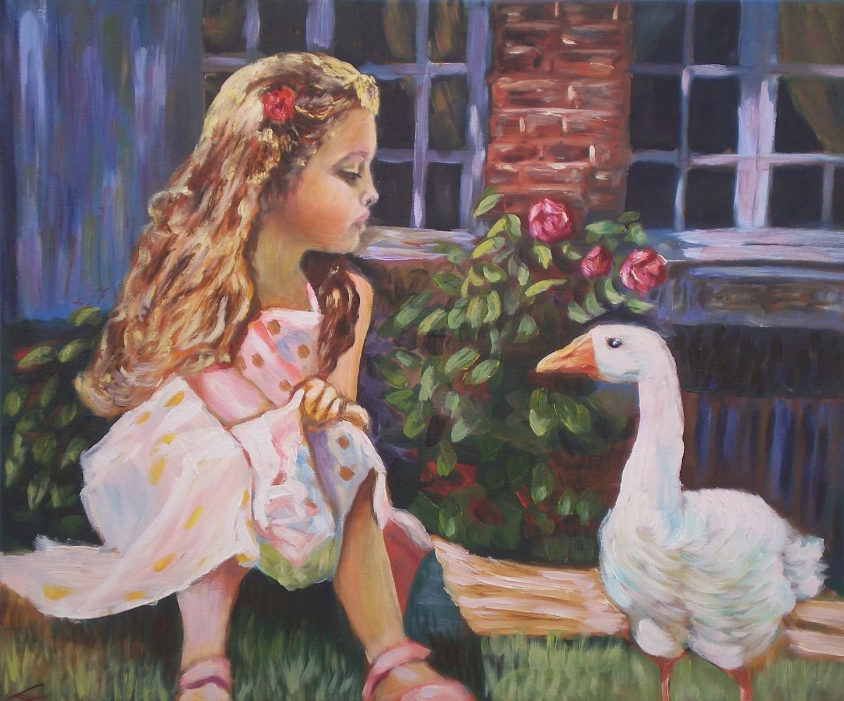 Friends By Elena Sokolova, 24 X 20, Artwork For Sale On Artfinder