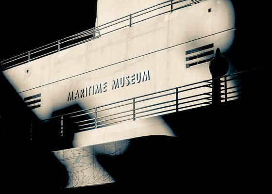 Maritime Museum -San Francisco ( Vintage Print )