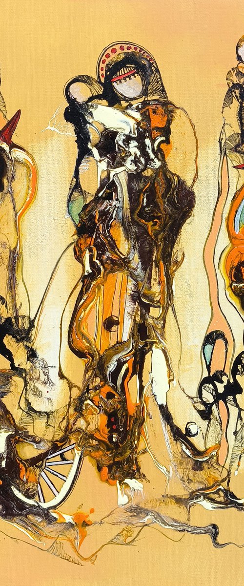 The Three Bearers by Harutyun Aghajanyan