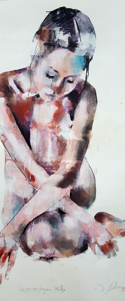 10-25-17 figure study by Thomas Donaldson